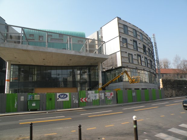 clinique des maladies mentales et de l'encéphale, chantier
